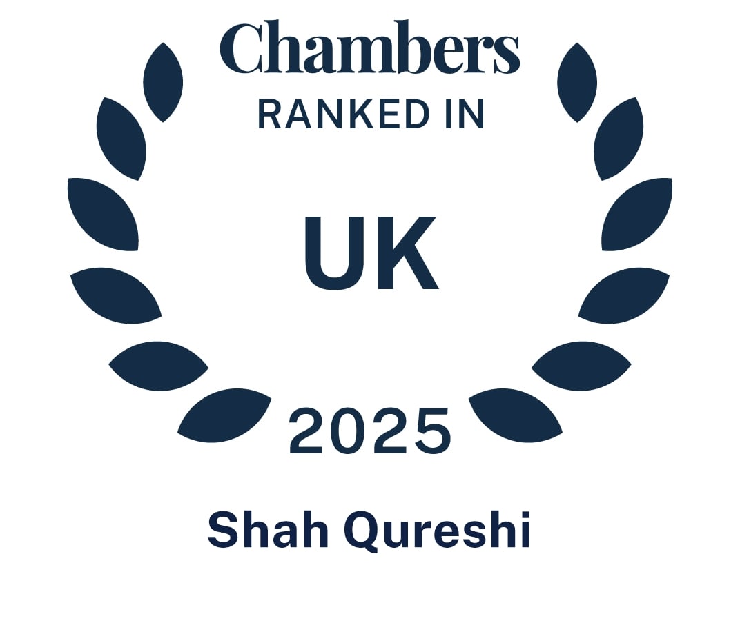 Ranked in Chambers 2025 - Shah Qureshi